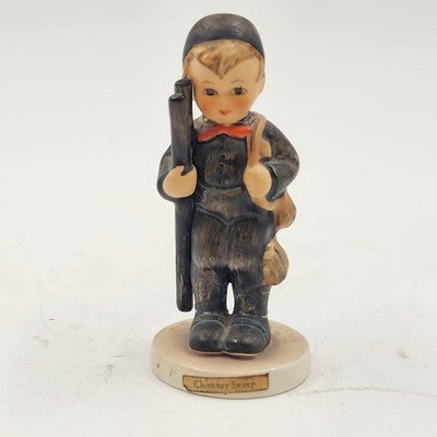 Goebel Hummel Chimney Sweep #12 TMK 2 2/0 Crazing Present 4" 1950's W Germany