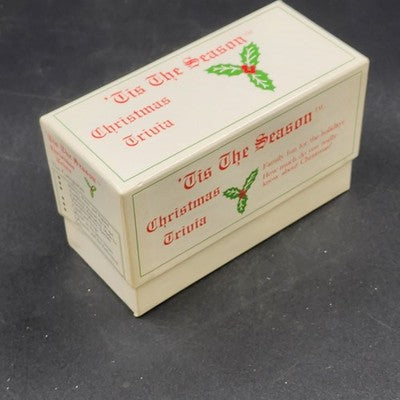 Christmas Trivia Card Game History by Tis the Season 1800 Questions USA 1996