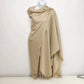 Bijoux Terner Tan Scarf Wrap Open Front Pashmina Shawl Oversized Stole 63"x48"