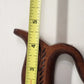 Flooring Floorboard Saw 18.25" Double Edge Blade Carved Wood Handle Vintage