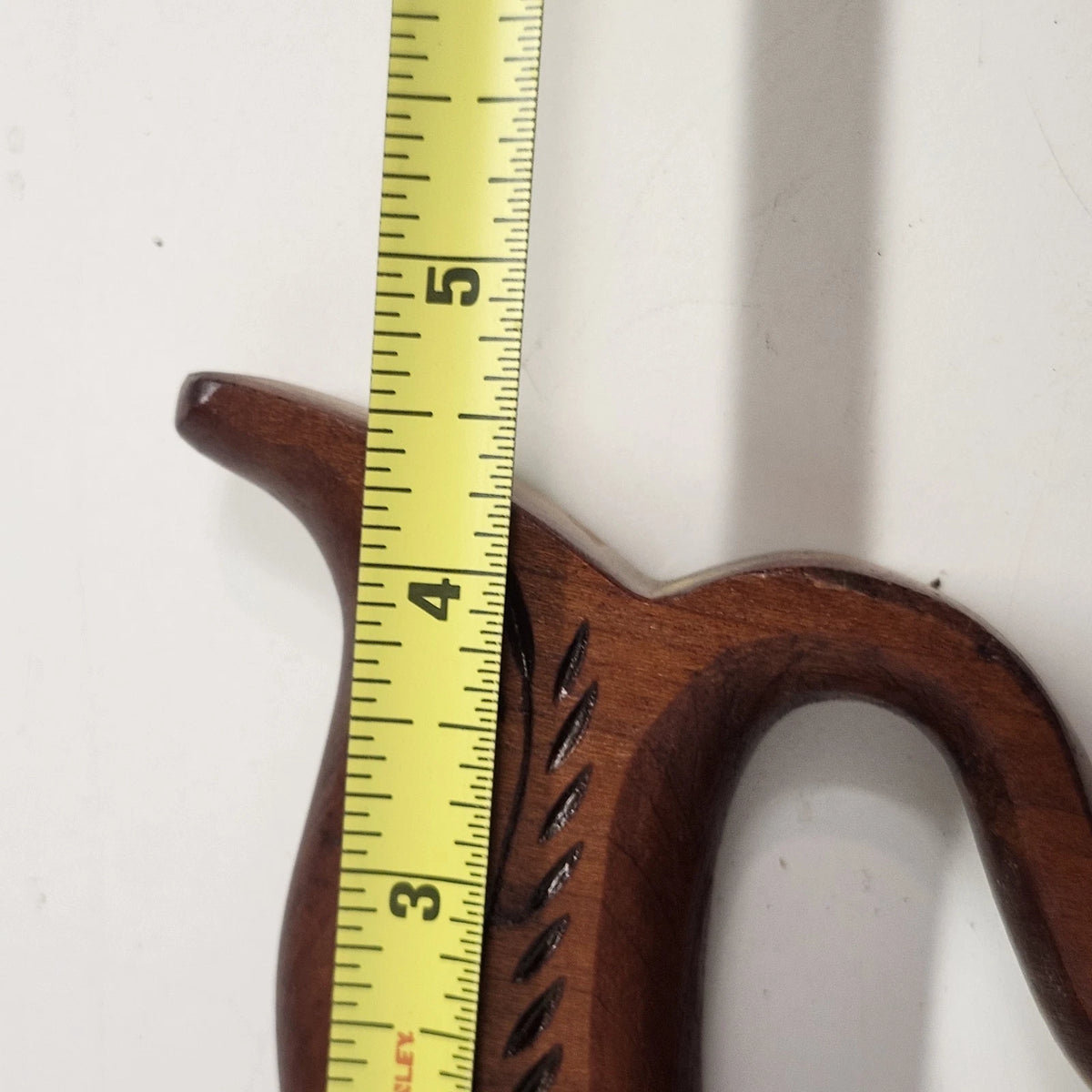 Flooring Floorboard Saw 18.25" Double Edge Blade Carved Wood Handle Vintage