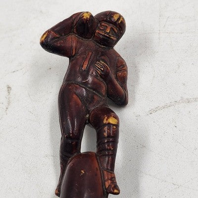 JSNY Football Player No 12 Shoehorn Vintage Resin & Plastic Football Sports 1973
