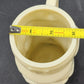Avon Casey At The Bat Mustache Man Shaving Stein Custard Milk Glass Mug Vintage