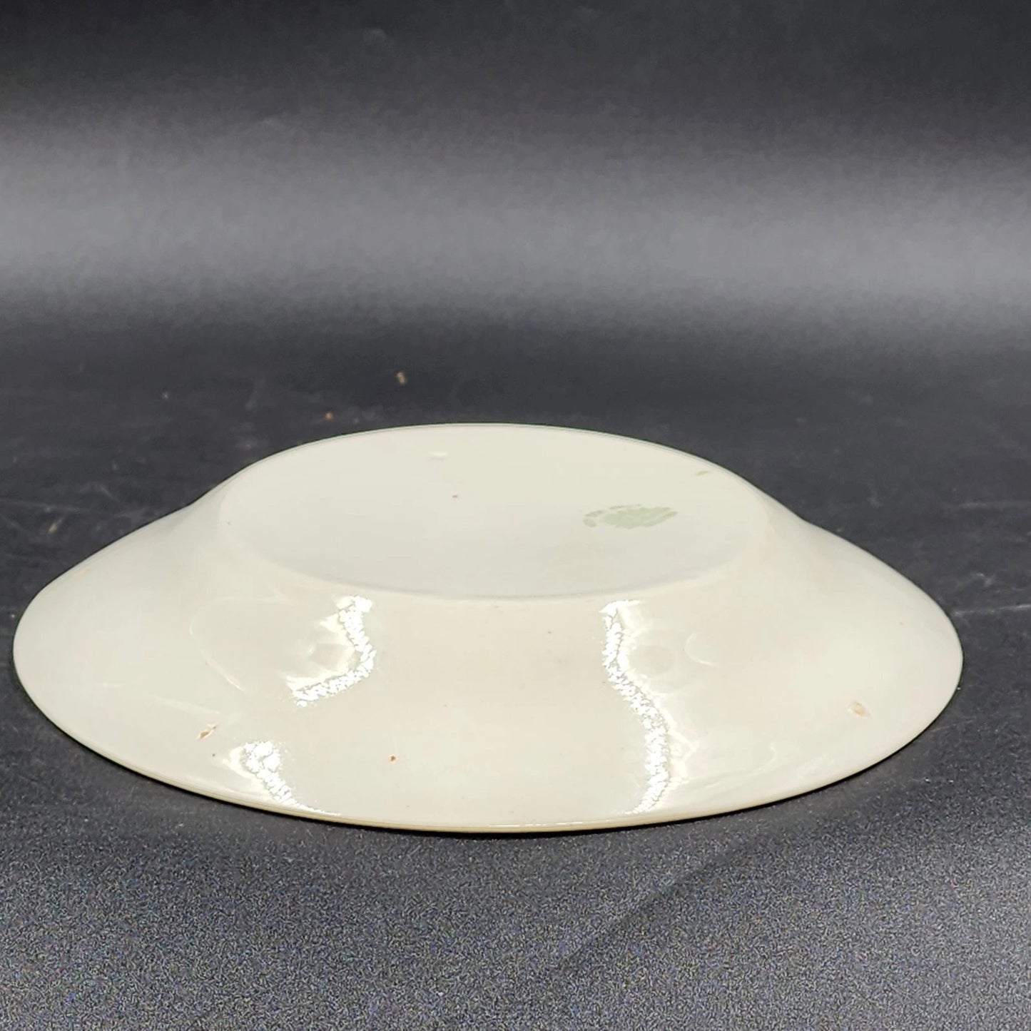 Nebraska Blue Oval Serving Platter 12" England Blue Rim Flower Accent J&G Meakin