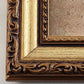 Burnes of Boston Ornate Picture Frame 8x10 Photo Hang or Free Stand Plastic Gold