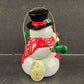 Bichon Frise Frosty Friends Danbury Mint 2012 Christmas Ornament Snowman Dog