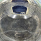 Anchor Hocking Nina Farm Scene Sheep Glass Canister Blue Lid 1982 Vintage