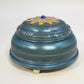 Betty Lou Blue Musical Powder Puff Vanity Make Up Box 5.5" Jack Connie New York