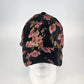 David and Young Baseball Cap Black Pink Floral Velour Soft Velvet Hat China