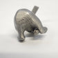 Rawcliffe P Davis Pewter Christmas Bear Holding North Pole Sign Figurine Vtg