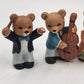 Homco Collections No 1422 Set of 6 Symphony Orchestra Musical Teddy Bears Vtg