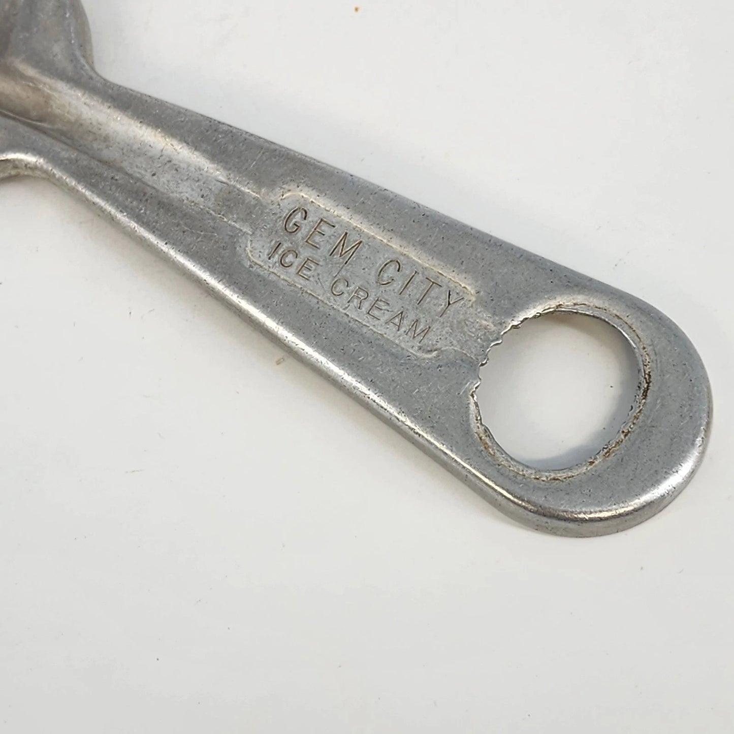 Gem City Ice Cream Scoop Cast Aluminum Retro Soda Fountain Kitchen Tool Vintage