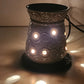Scentsy Angora Warmer Beige Cream Tan Swirl Pattern Portable Luminaire Lamp 6 in