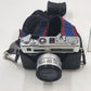 Yashica Electro 35 Film Camera 35mm Case Flash Power Cord Inst Manual Camera Bag