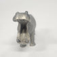 Rawcliffe Pewter Hippopotamus Figurine 2.5" Animal Collectible 1977 Vintage