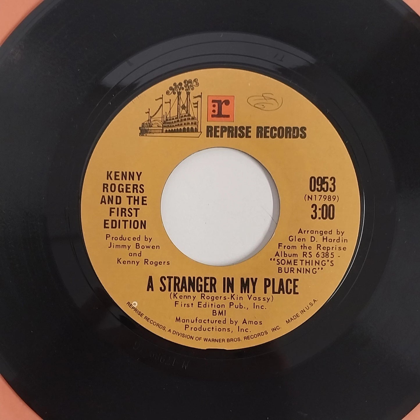 Kenny Rogers 45 RPM 7" Vinyl Lot 3 First Edition Reprise 0829 0999 0953 Country