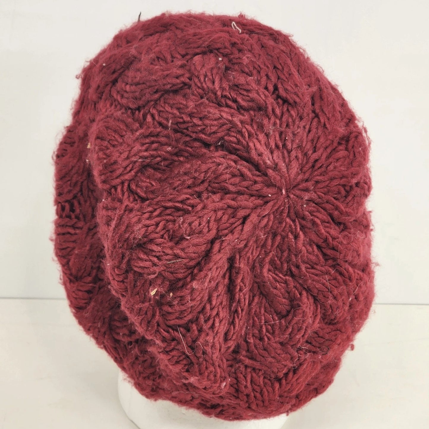 Falls Creek Red Knit Beanie Hat Unisex Winter Watch Cap Acrylic