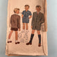 McCall's 4378 Vintage Sewing Pattern 1940's Boys Suit Jacket Shorts & Shirt Sz 4