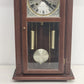 Waltham Tempus Fugit 31 Day Wall Clock Key Wind Pendulum Chime Wood 27.5" Vtg