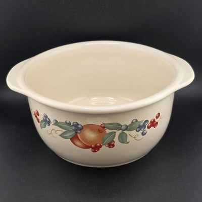 Corelle Coordinates Covered Casserole Abundance Fruit Stoneware 1.5 Quart