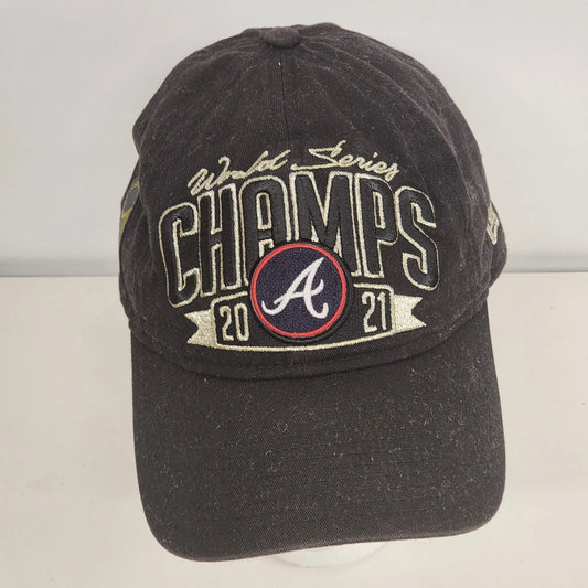 Atlanta Braves 2021 World Series CHAMPS Locker Room Hat New Era 9TWENTY Snapback