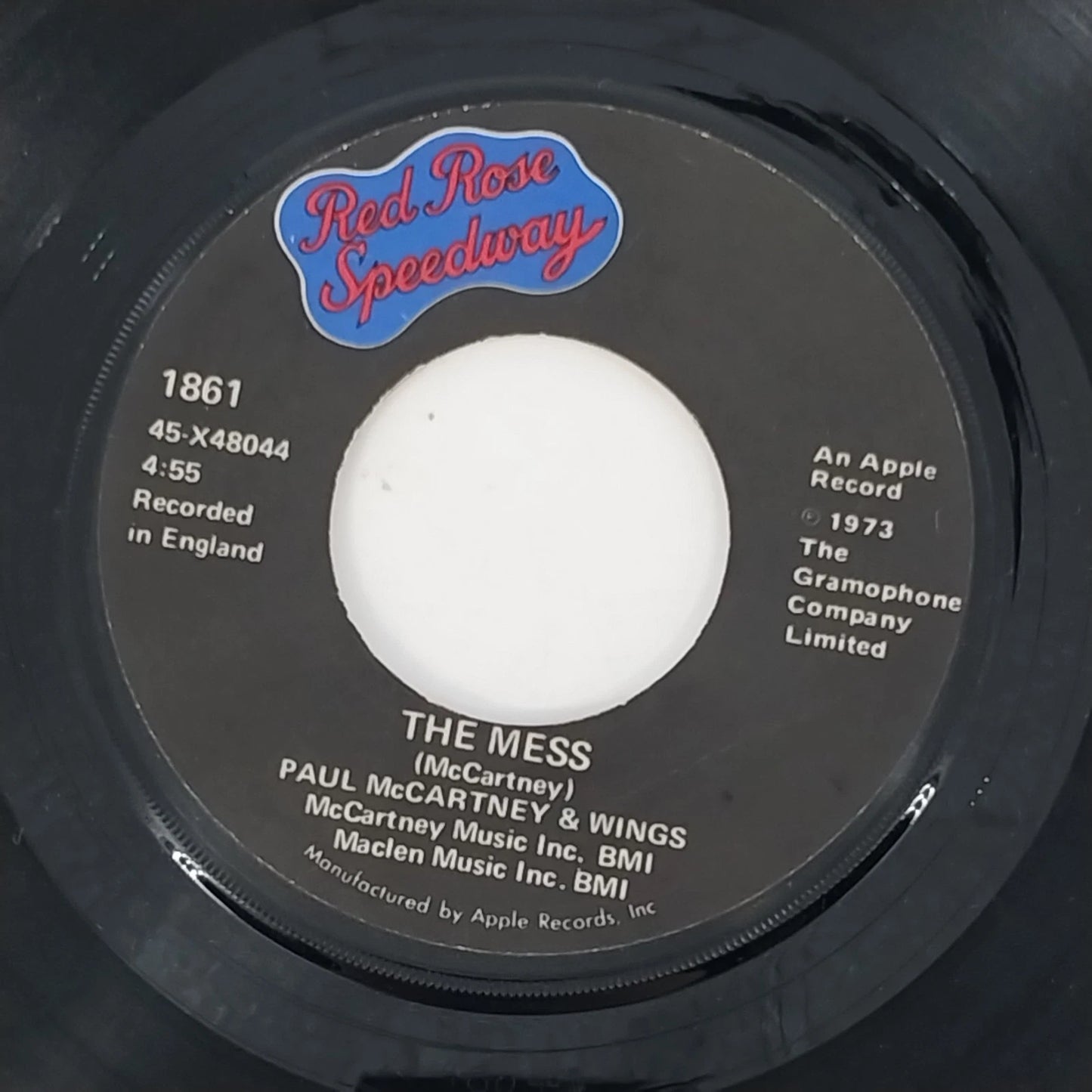 Paul McCartney Wings My Love 45 RPM Vinyl Apple Records 1973