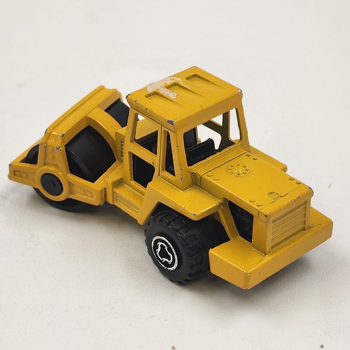 Majorette Diecast Yellow Road Roller Truck Toy Vehicle Collection #N226 France
