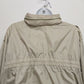 Eddie Bauer Jacket Lightweight Beige Women's XXL Hooded 3/4 Sleeve Zip Front