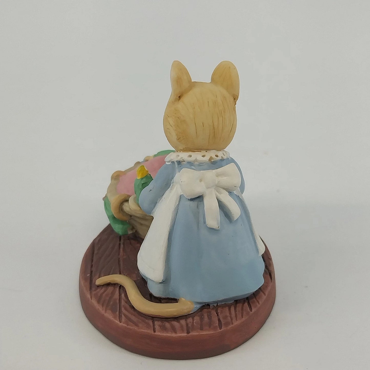 Avon Forest Friends All Tucked In Mouse Mom & Babies Figurine Mini 2" Vintage