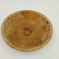 Oval Shape Bread Serving Bowl in Natural Wood Hand Crafted Kitchen Decor 9” x 2"