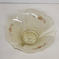 Vintage Lancaster Glass Yellow Floral Ceiling Light Shade