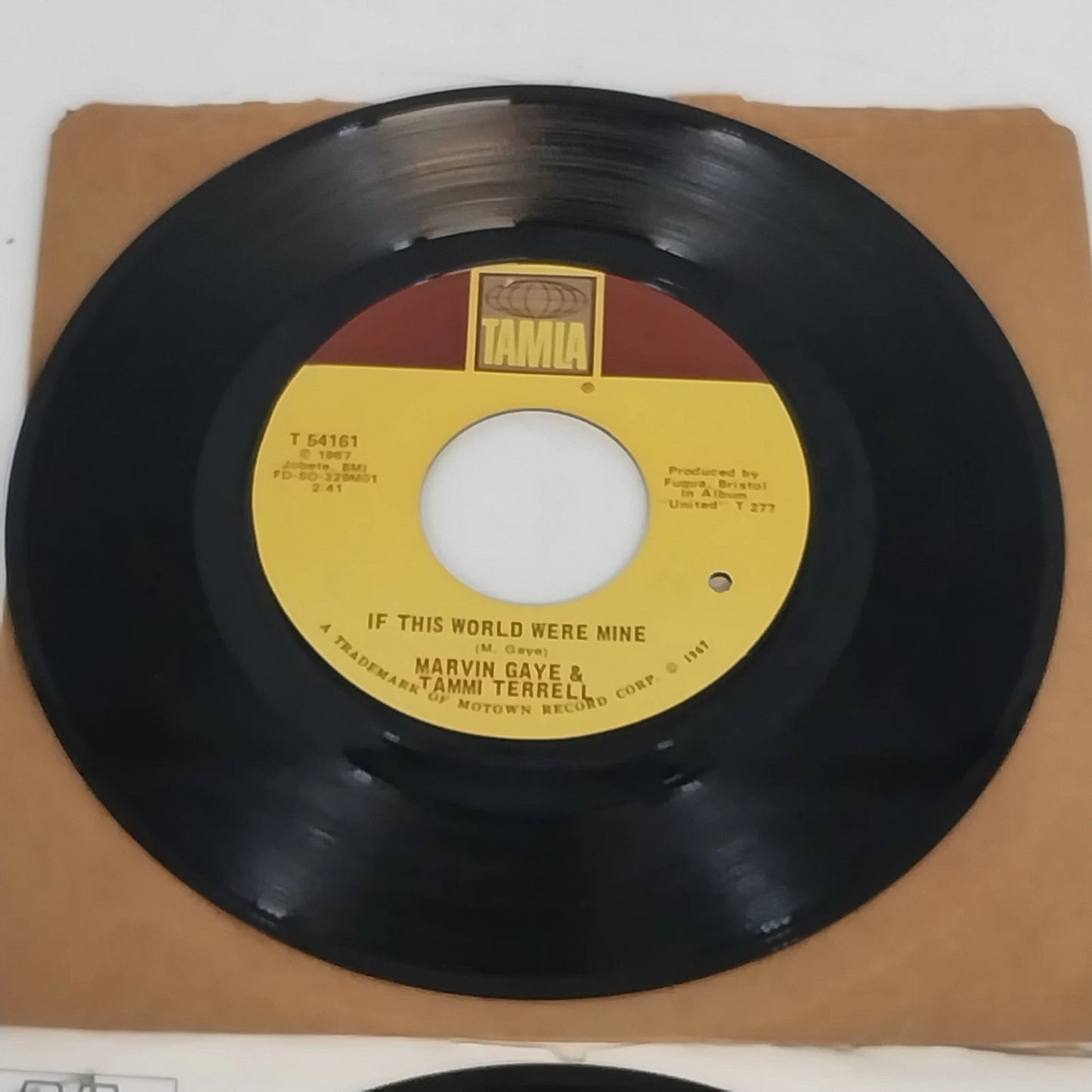 Marvin Gaye 45 RPM Vinyl Lot Motown Grapevine Tamla Singles