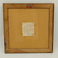 Original Thunderbird Sand Painting by Montoya Johnson Framed 16" Square