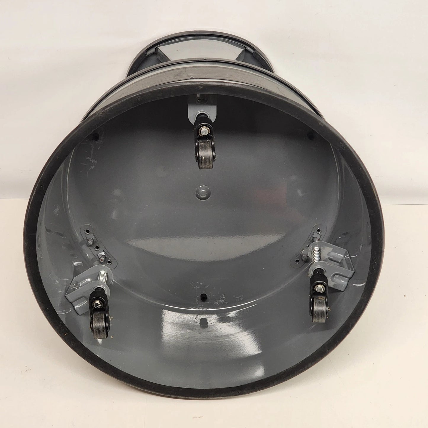 Vestil Gray Steel Rolling Step Stool 2-Step 500 lb Capacity Industrial Made USA