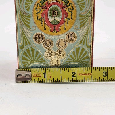 Droste's Haarlem Holland Dutch Process Cocoa Empty Original Tin Vintage 1940's