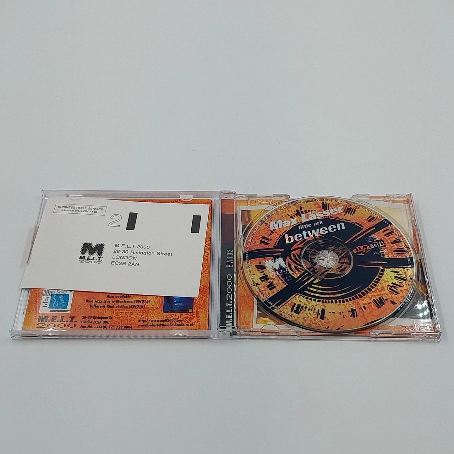 Max Lässer Little Ark Between CD 1997 MELT 2000 World Music BW103 Sealed