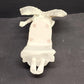 White Resin Angel Shelf Sitter Statue Indoor Outdoor Garden Decor