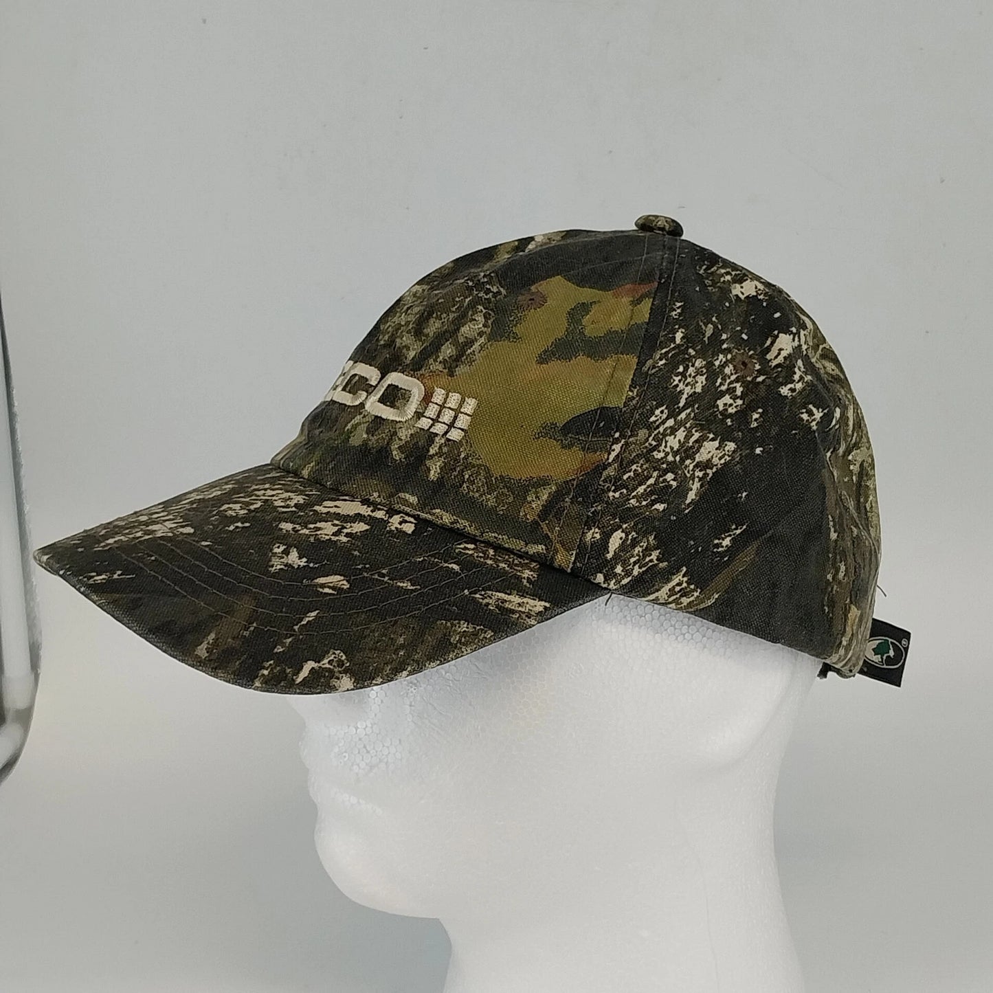 SECO Mossy Oak Camo Hunting Hat Port Authority Hook Loop Adjustable Cap
