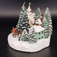 Thomas Kinkade St Nicholas Circle 1993 Lighted Musical Village "Deck The Halls"