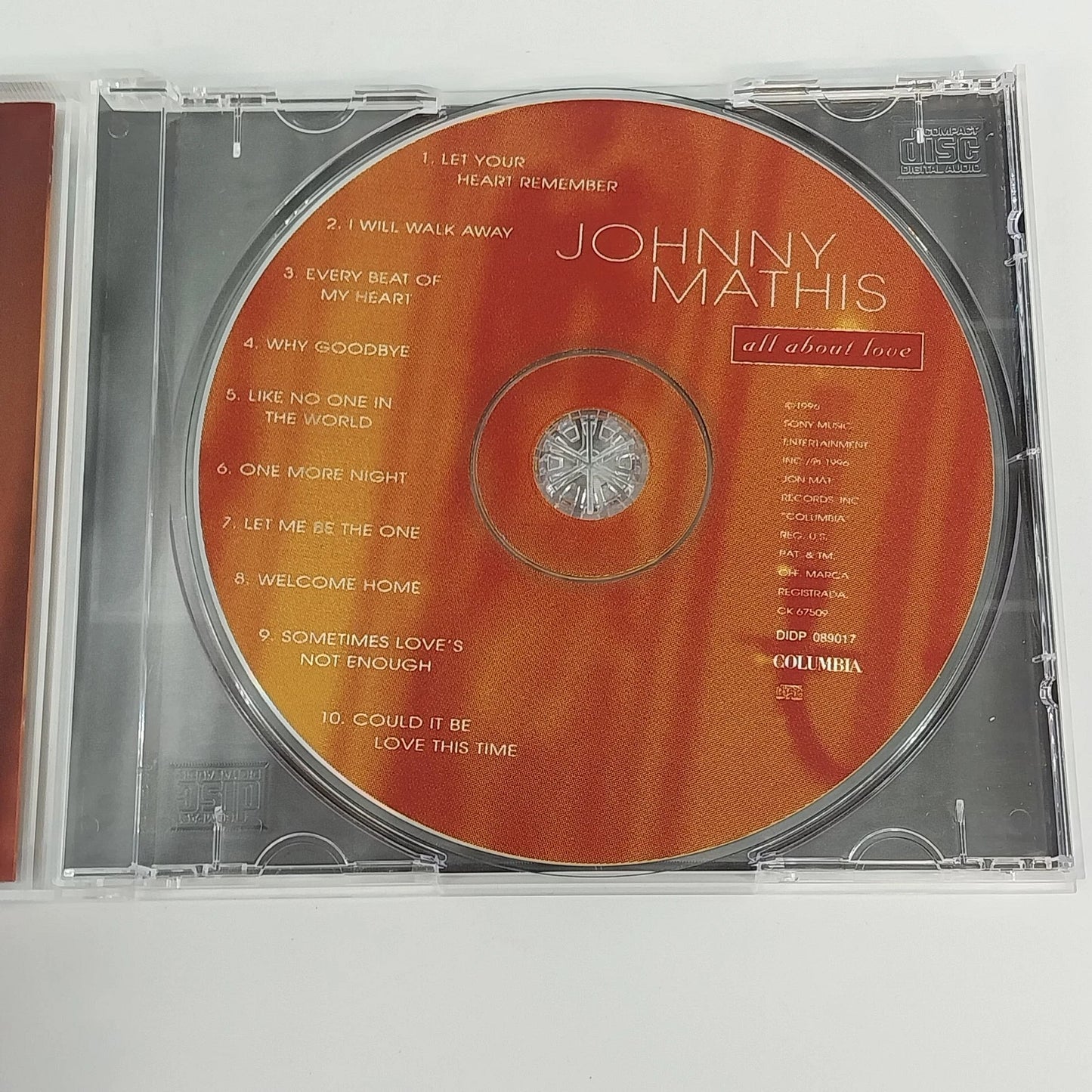 Johnny Mathis CD Lot of 3 Mathis On Broadway, Better Together, All About Love