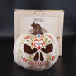Decorative LED Color Changing Sugar Skull Jack-O'-Lantern Pumpkin 6.5" Halloween