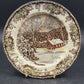 Johnson Brother Dinner Plate 9.75" School House Friendly Village Country Scene