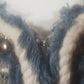 Katherine New York Women's Blue Gray & White Blazer Jacket Large Accented Trim
