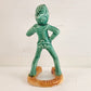 Green Ceramic Pixies Elf Fairy Horseshoe Porcelain Leprechaun St Patrick's 4.5"