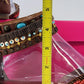 Candies Beaded Sequin Gladiator Sandals Womens 7.5 Brown Zip Boho AS IS
