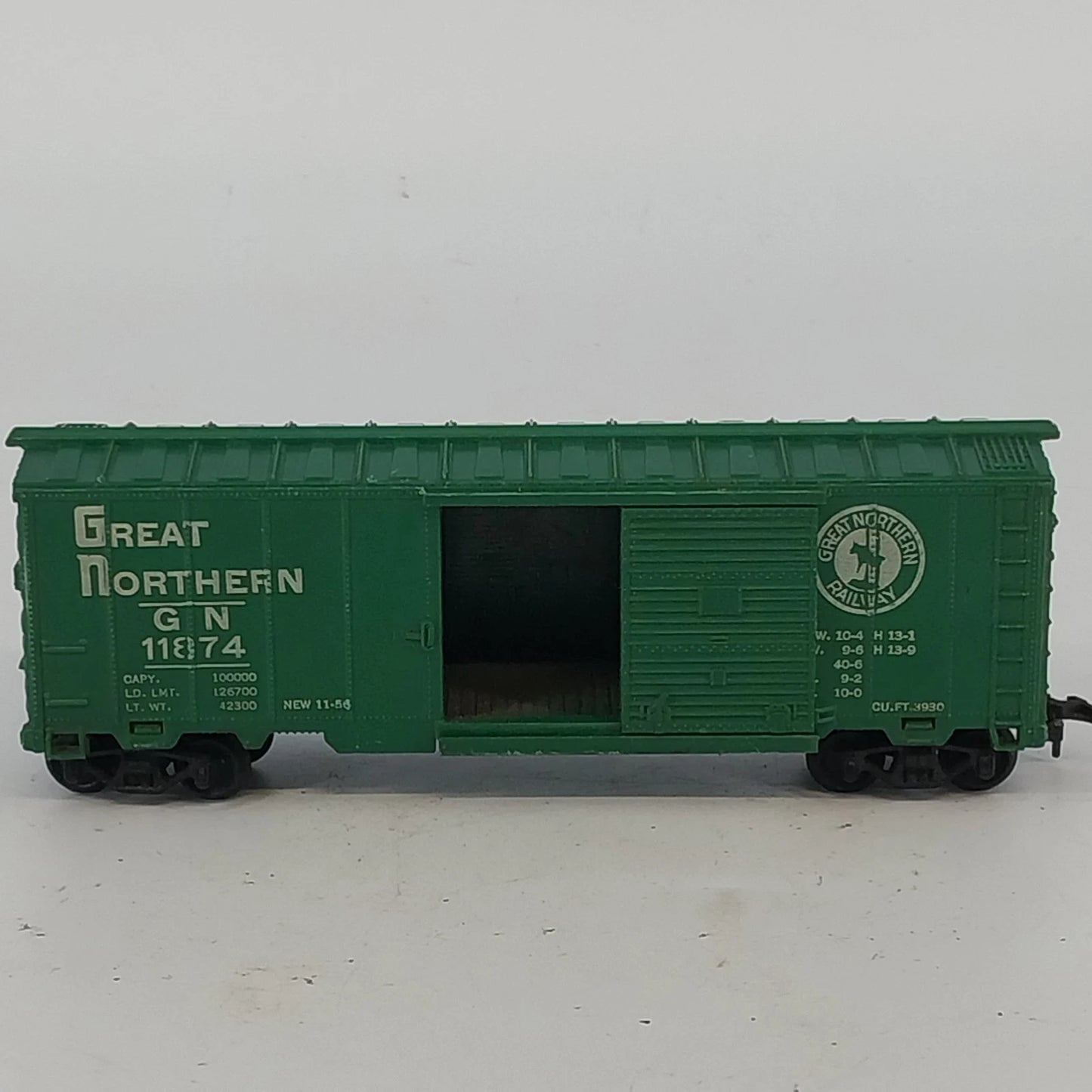 Vintage Marx HO Scale Great Northern Box Car 11874 Train Car