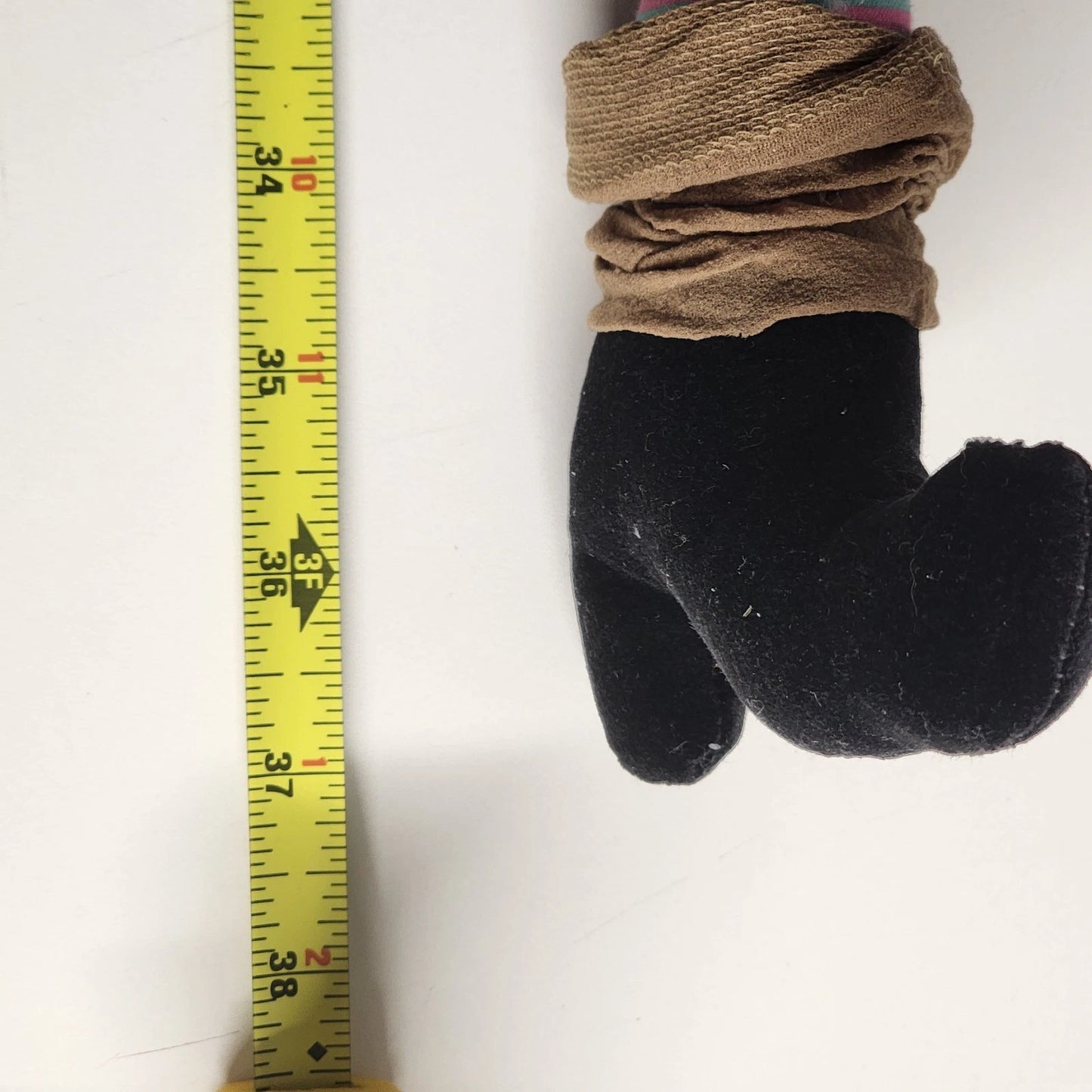 Red Hat Society Cloth Doll 37" OOAK Handmade Purple Dress Vintage Jewelry 2015