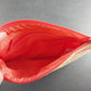 Vera Bradley Coral Straw Wristlet Rain Forest Lily Zip Pouch 10x7 Cosmetic Bag