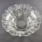 Flared Baroque 11.5" Clear Glass Bowl Fostoria Etched Chintz Pattern MCM Vintage