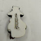 Boyds Bears Folkstone Collection JINGLES THE SNOWMAN Resin Brooch Pin Vintage